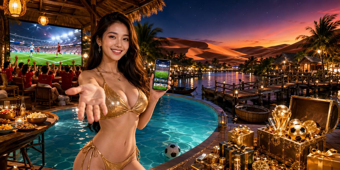 Người hâm mộ bóng đá Việt Nam theo dõi kèo trận đấu trên điện thoại tại Mũi Né