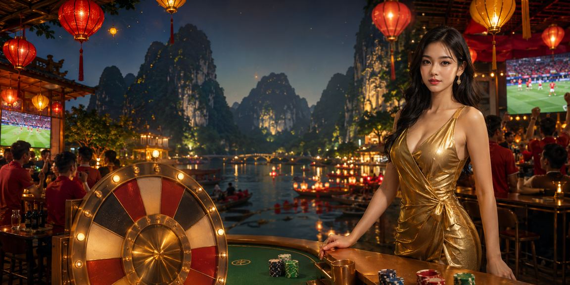 Người chơi tham gia rút thăm may mắn tại chợ đêm Ninh Bình qua ứng dụng di động